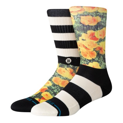 Stance Very Poppin Crew Blackwhite