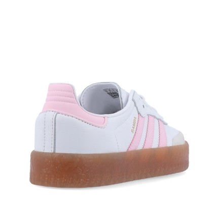 adidas Originals Sambae J Cloud White / Clear Pink / Gold Metallic adidas Originals Sambae J Cloud White / Clear Pink / Gold Metallic