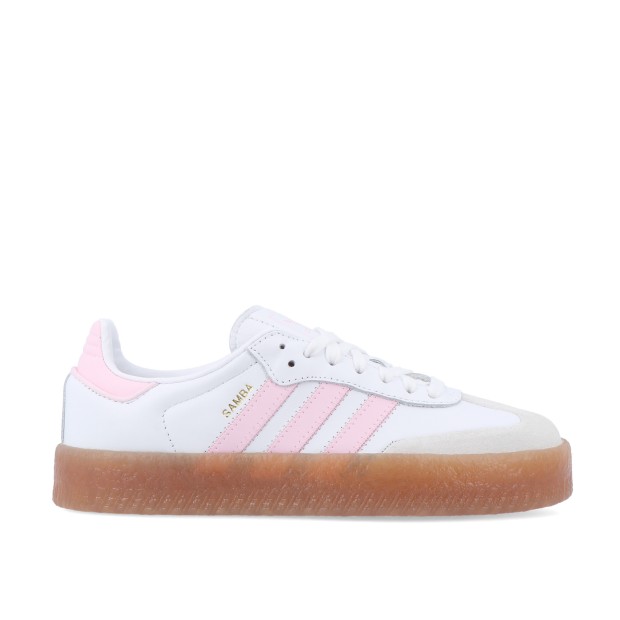 adidas Originals Sambae J Cloud White / Clear Pink / Gold Metallic