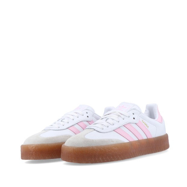 adidas Originals Sambae J Cloud White / Clear Pink / Gold Metallic