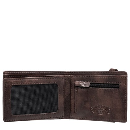 Billabong Carteira Pu Locked Slim Chocolate Billabong Carteira Pu Locked Slim Chocolate