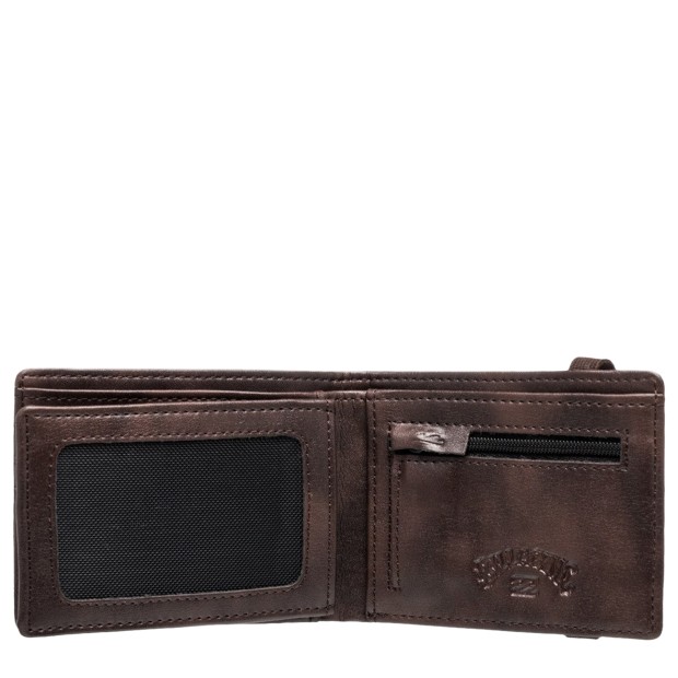 Billabong Carteira Pu Locked Slim Chocolate