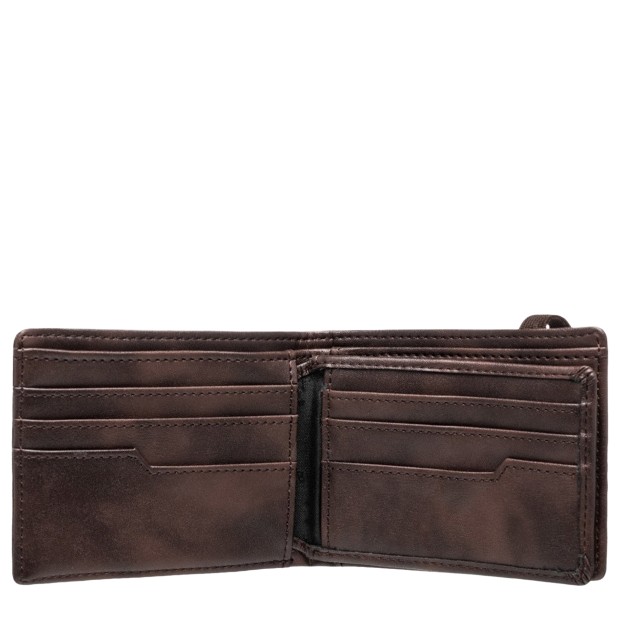 Billabong Carteira Pu Locked Slim Chocolate