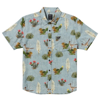 Rvca Camisa Rvca Artifacts Denim