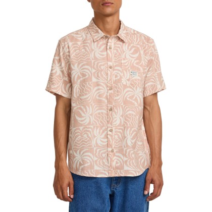 Rvca Camisa Rvca Exotica Pale Mauve