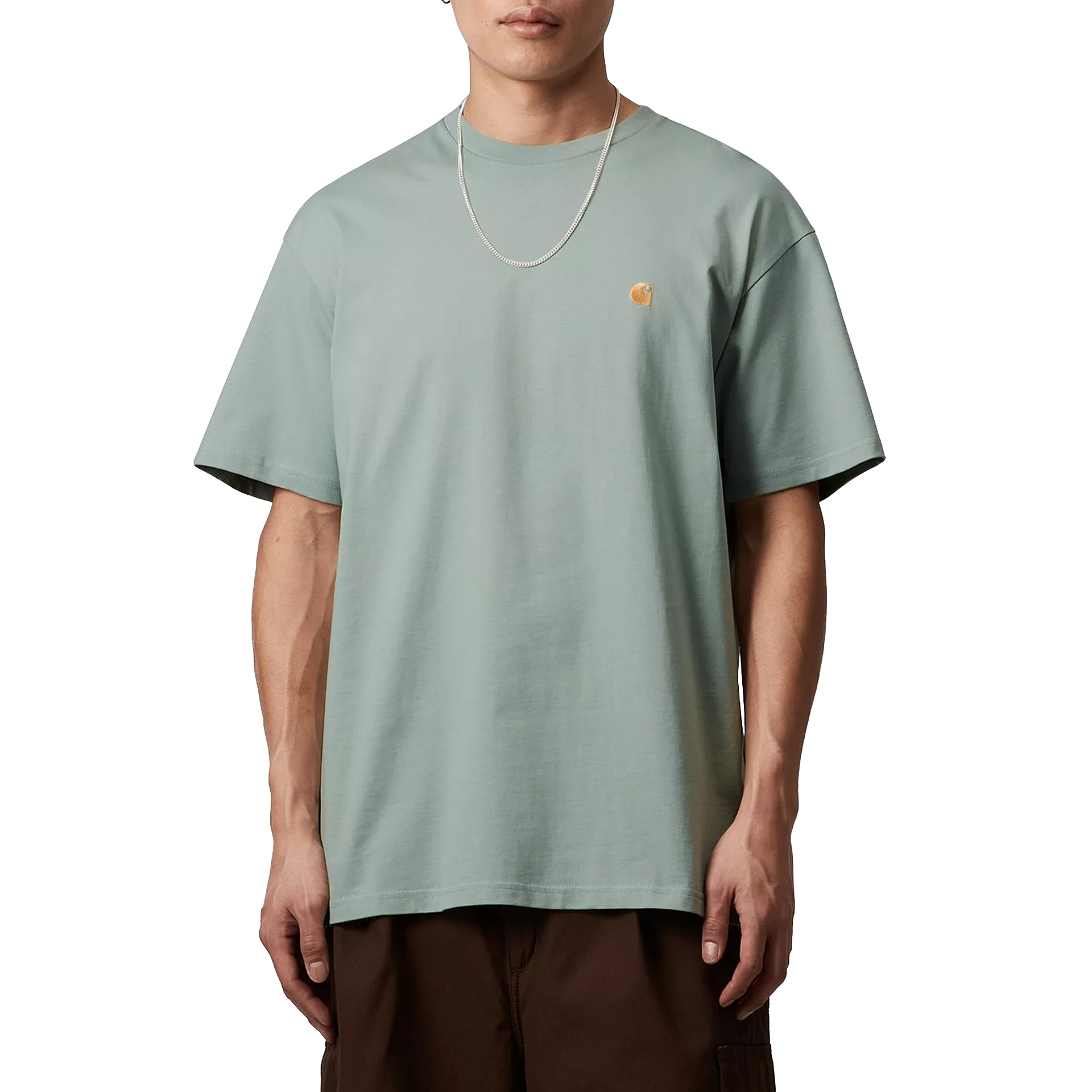 Carhartt Wip T-Shirt Chase Frosted Green/Gold