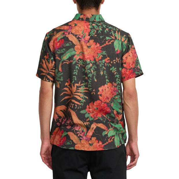Rvca Camisa Rvca Tapestry Black