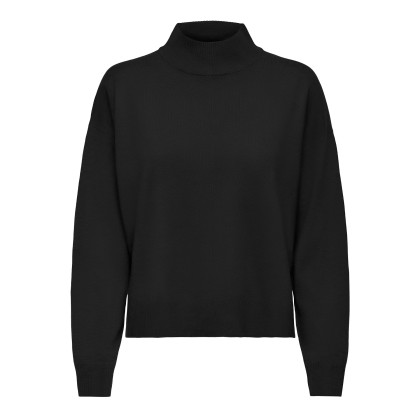 JDY Camisola Jdyamore Life L/s Hn Knt Black