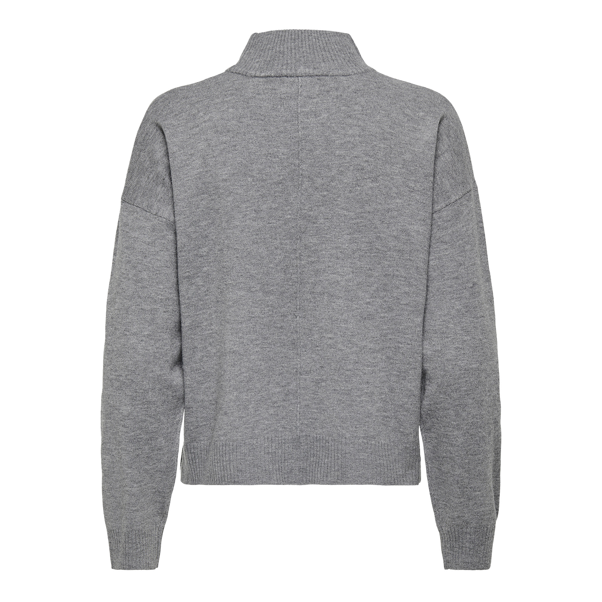 JDY Camisola Jdyamore Life L/s Hn Knt Medium Grey Melange