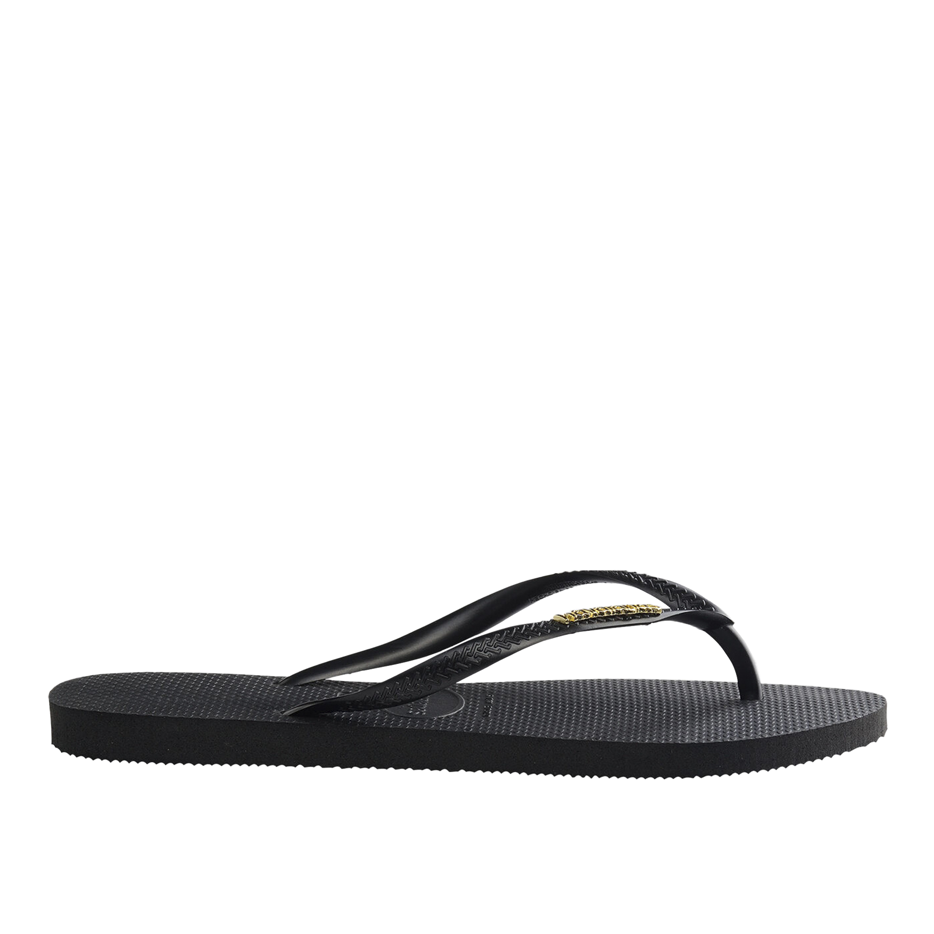 Havaianas Slim Logo Metallic Black/golden