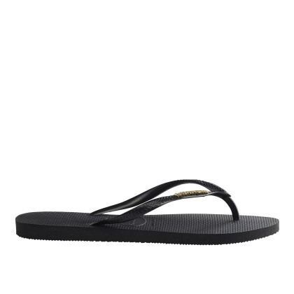 Havaianas Slim Logo Metallic Black/golden