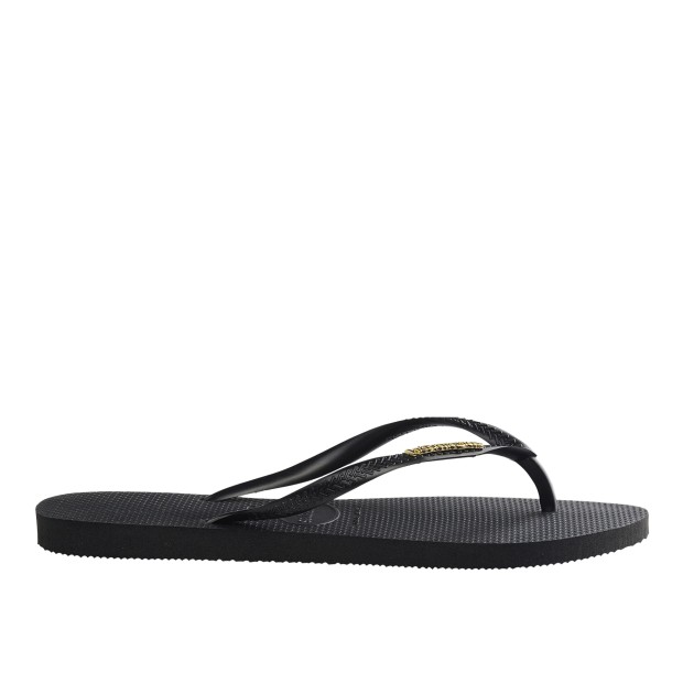 Havaianas Slim Logo Metallic Black/golden