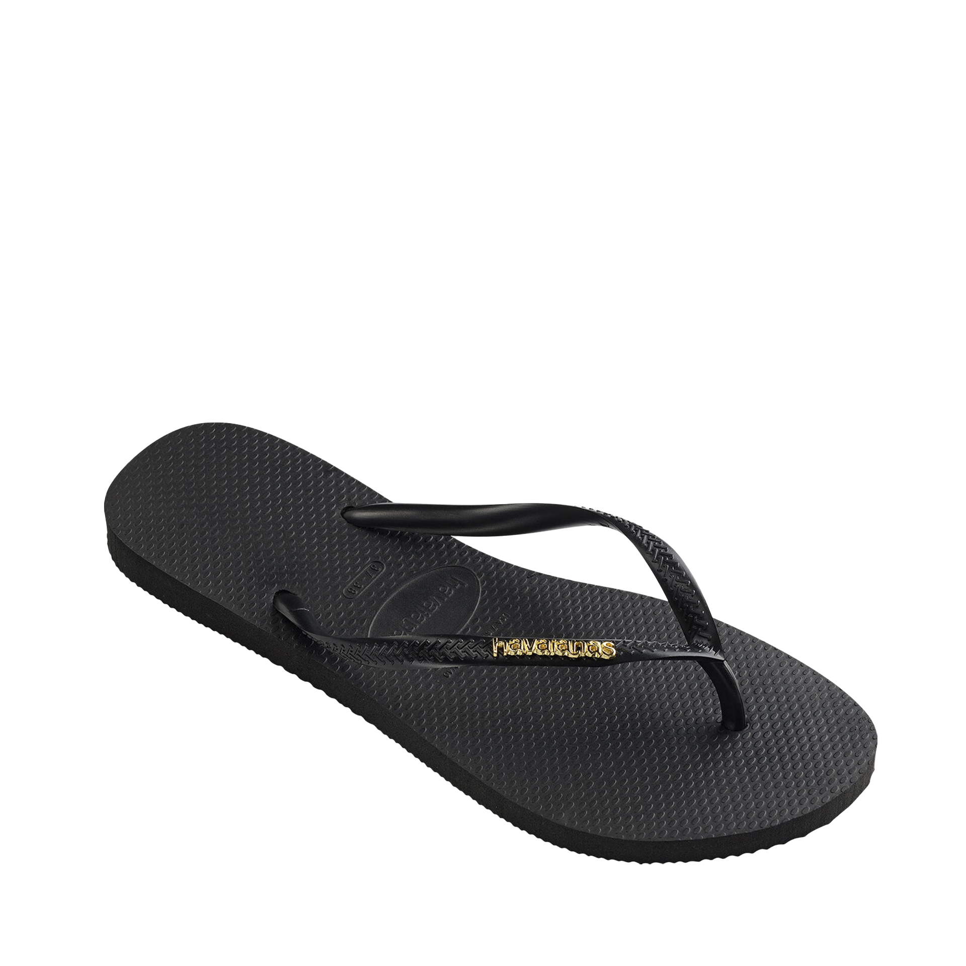 Havaianas Slim Logo Metallic Black/golden