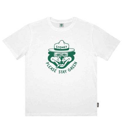 The Dudes T-shirt Please Stay Green Classic Off-white