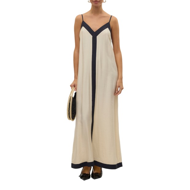 Vero Moda Vmdenise Singlet Ankle Dress Wvn Btq Ga Birch Black