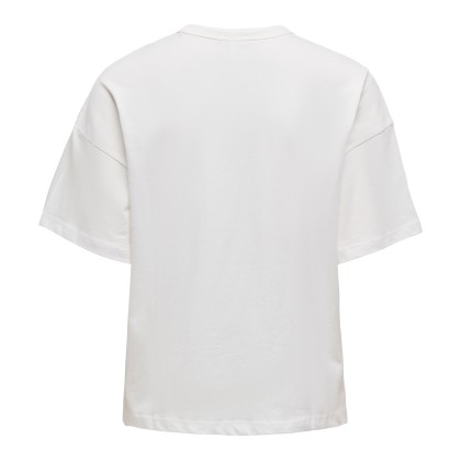 Only Onltenna S/s Girl Top Box Jrs Cloud Dancer Only Onltenna S/s Girl Top Box Jrs Cloud Dancer