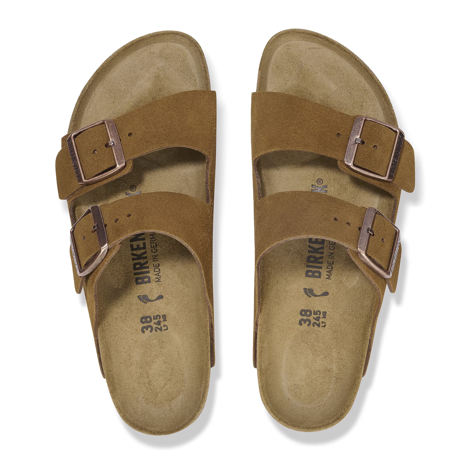Birkenstock Arizona Suede Leather Mink