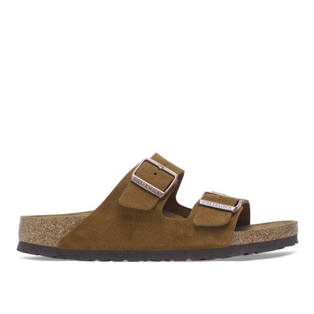 Birkenstock Arizona Suede Leather Mink