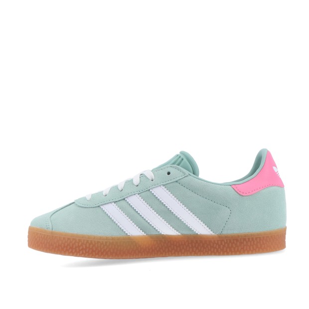 adidas Originals Gazelle J Hazy Green / Cloud White / Bliss Pink