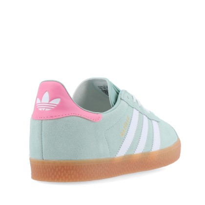 adidas Originals Gazelle J Hazy Green / Cloud White / Bliss Pink adidas Originals Gazelle J Hazy Green / Cloud White / Bliss Pink