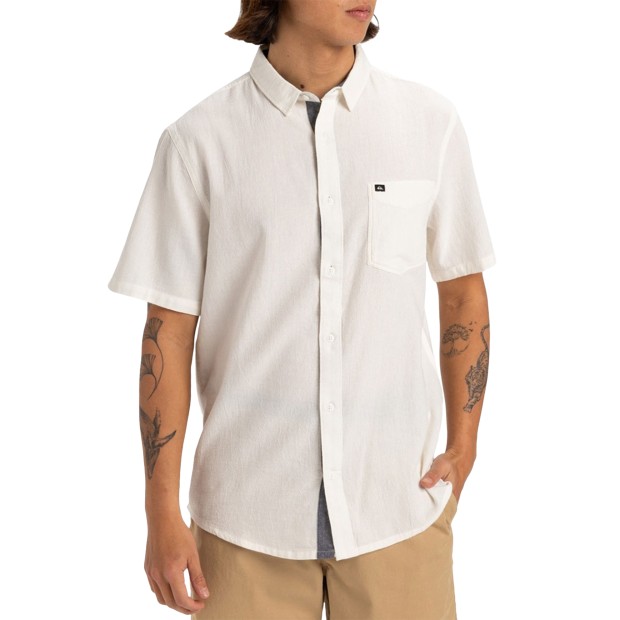 Quiksilver Camisa Time Box Snow White