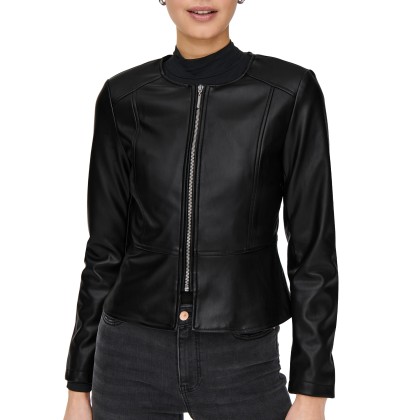 Only Onlsaramy Faux Leather Jacket Cc Otw