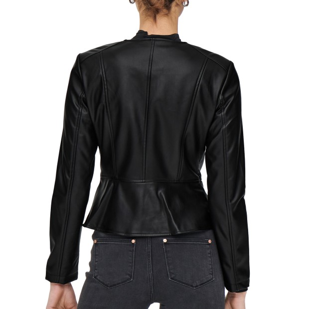 Only Onlsaramy Faux Leather Jacket Cc Otw