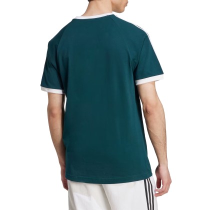 adidas Originals T-Shirt 3-Stripes Adicolor Classics Aurora Ivy / White