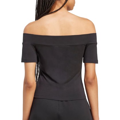 adidas Originals T-Shirt Com Decote Bandeau Black adidas Originals T-Shirt Com Decote Bandeau Black