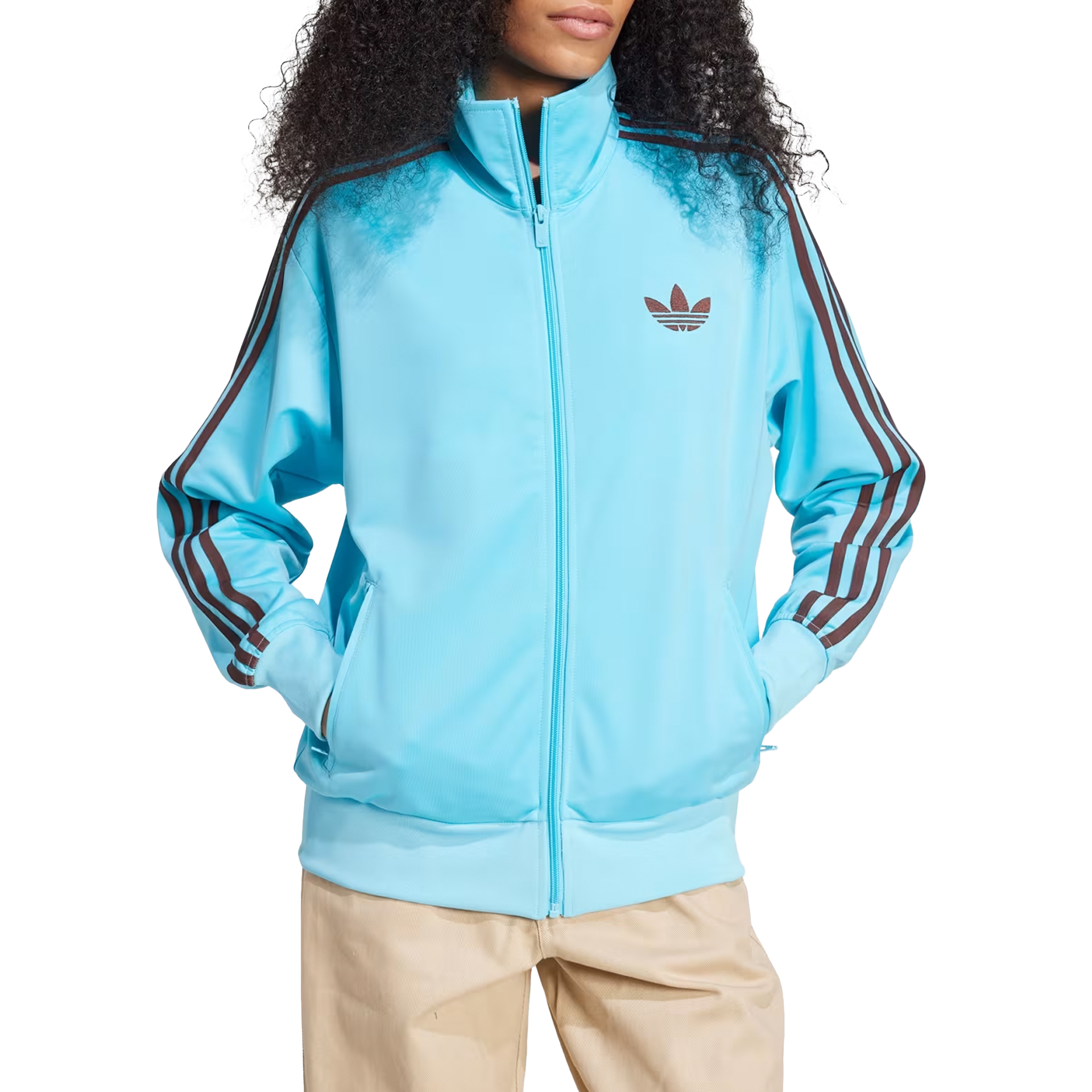 adidas Originals Casaco Firebird Adicolor Blue Glow / Auburn