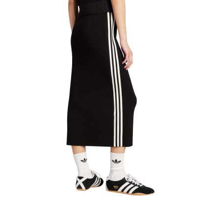 adidas Originals Saia De Malha 3-Stripes Adicolor Black