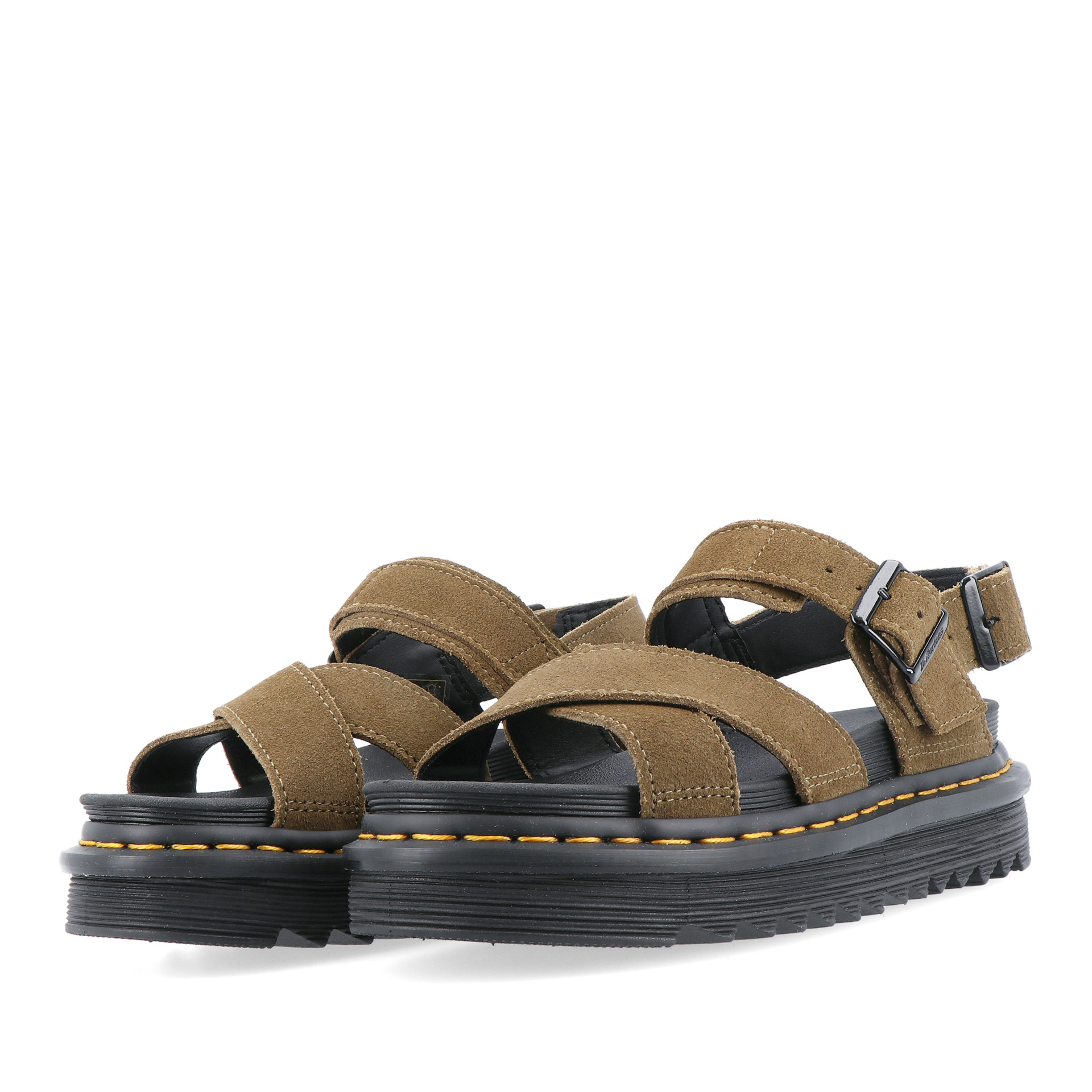 Dr. Martens Voss Ii Dms Olive Bronx Suede