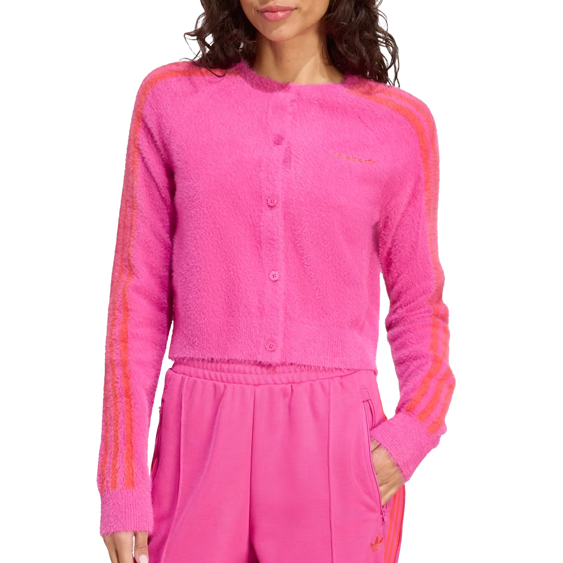 adidas Originals Casaco De Malha Semi Lucid Fuchsia
