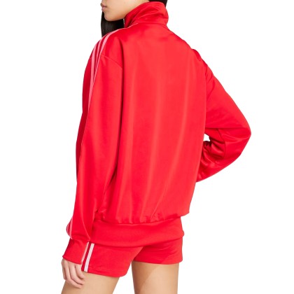 adidas Originals Casaco Firebird Adicolor Better Scarlet / Lucid Pink
