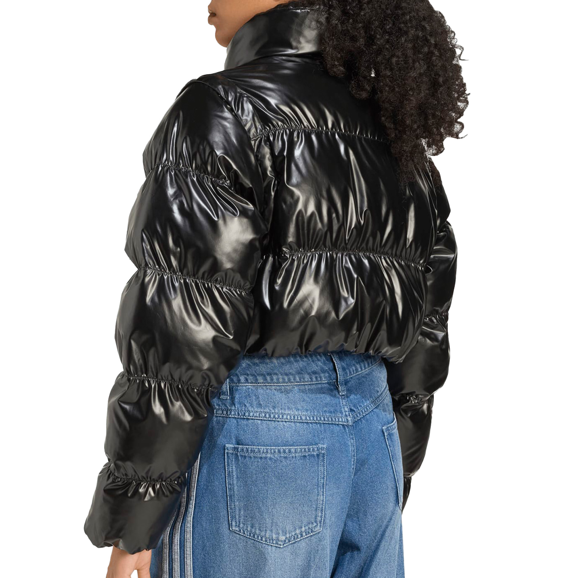 adidas Originals Casaco Puffer Brilhante 2 Em 1 Black