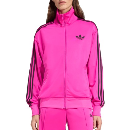 adidas Originals Casaco Firebird Adicolor Semi Lucid Fuchsia / Black