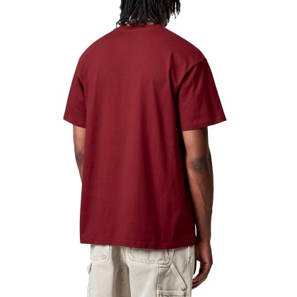 Carhartt Wip T-shirt Chase Scarlet Gold