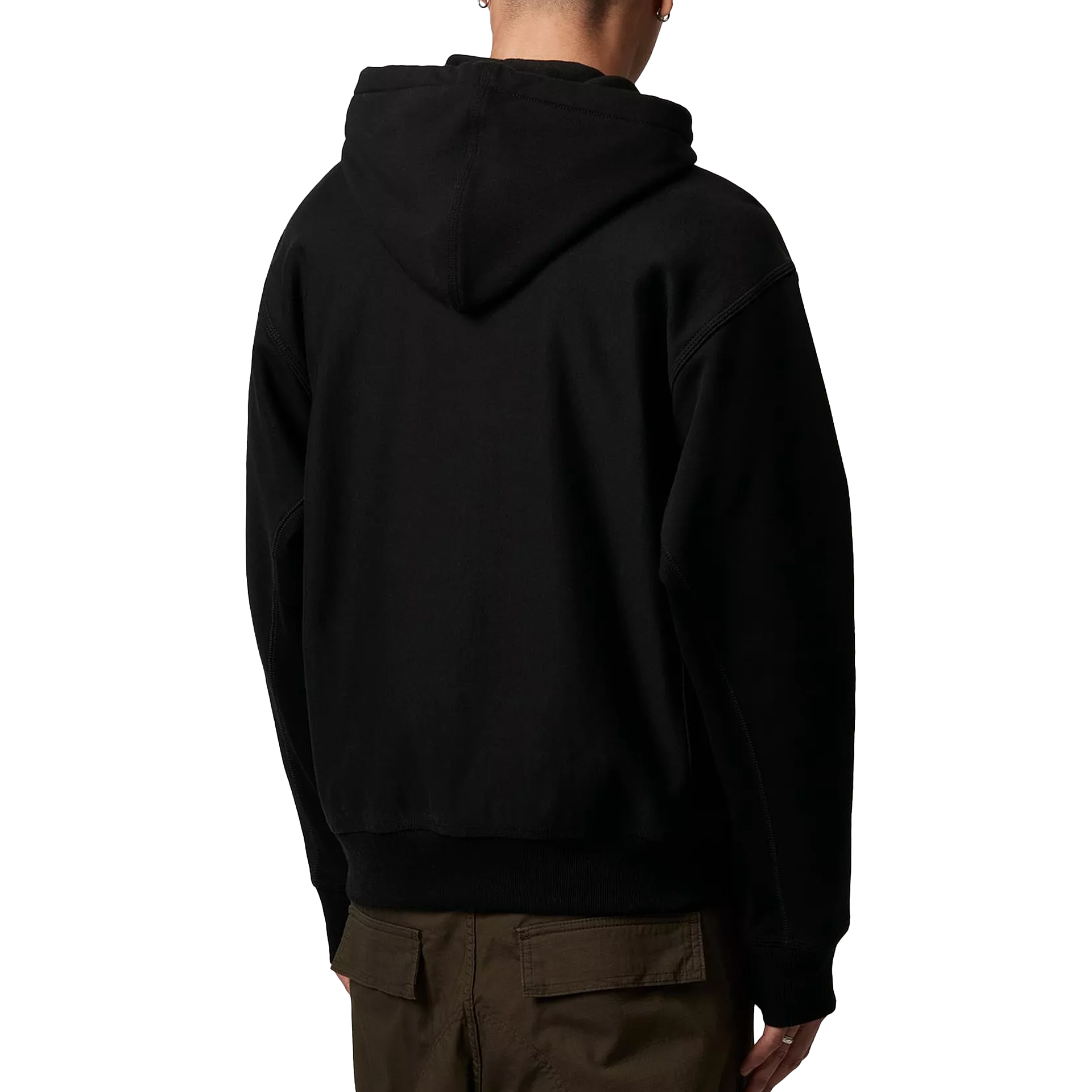Carhartt Wip Sweat Hooded American Script Black