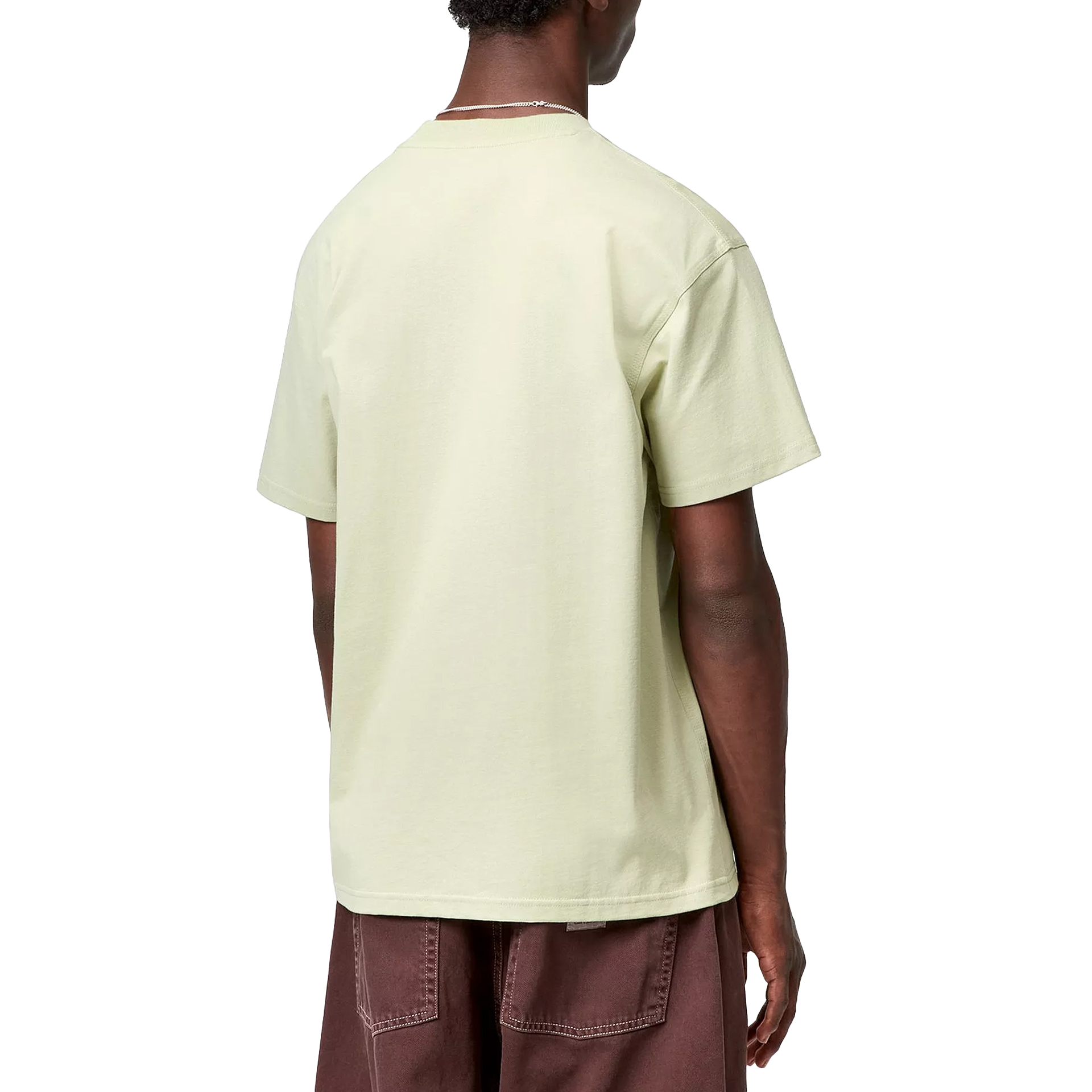 Carhartt Wip T-shirt American Script Pale Olive