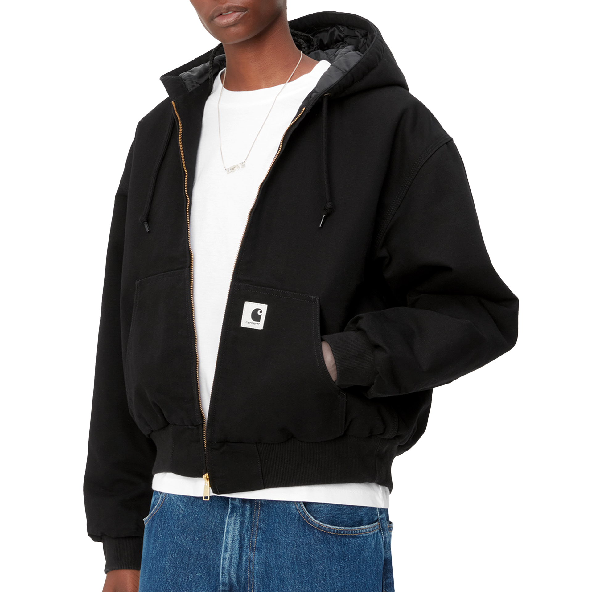 Carhartt Wip Casaco Og Active W Black Rinsed