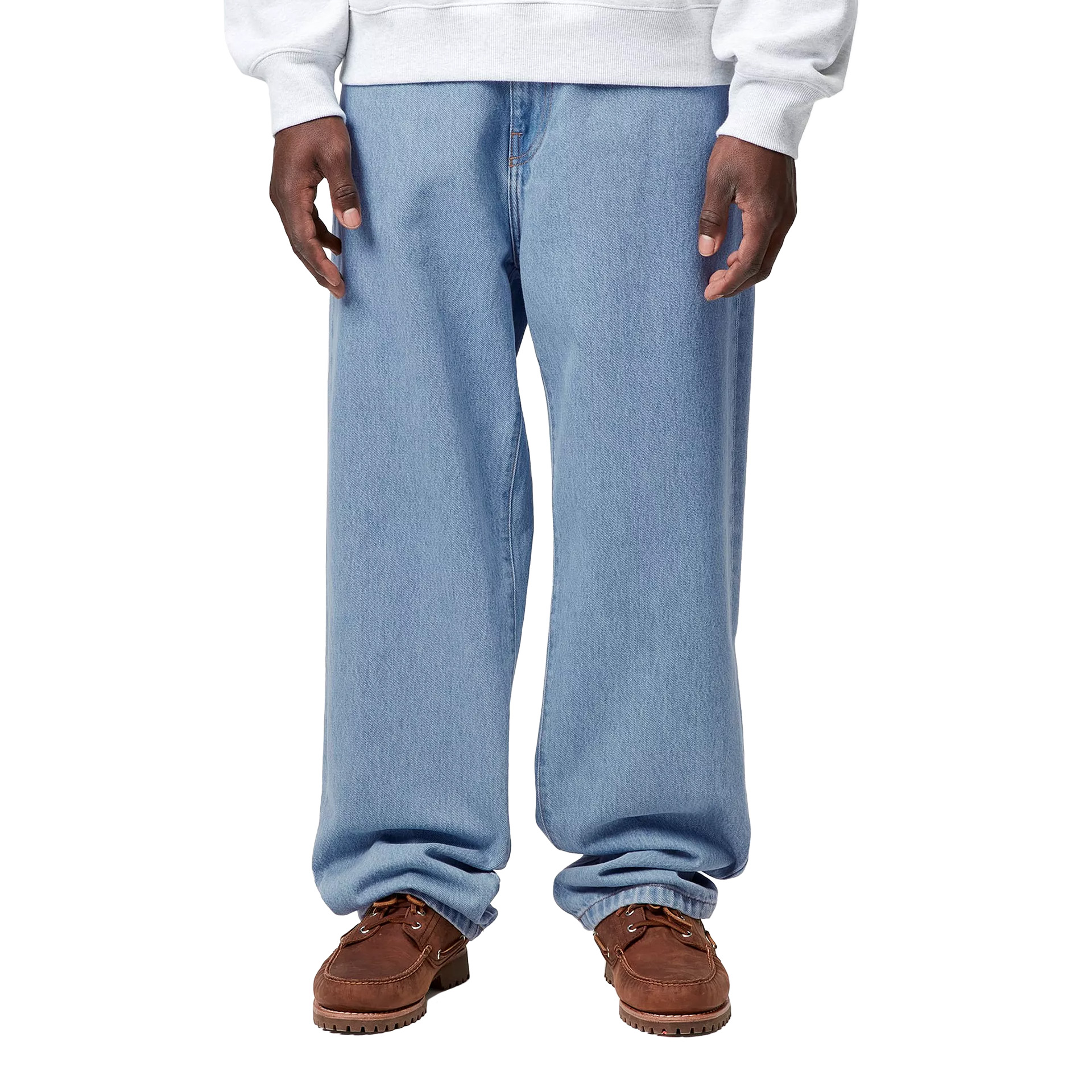 Carhartt Wip Calça Aaron Blue Stone Bleached