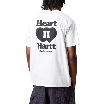 Carhartt Wip T-shirt Heart Ii Hartt White Carhartt Wip T-shirt Heart Ii Hartt White
