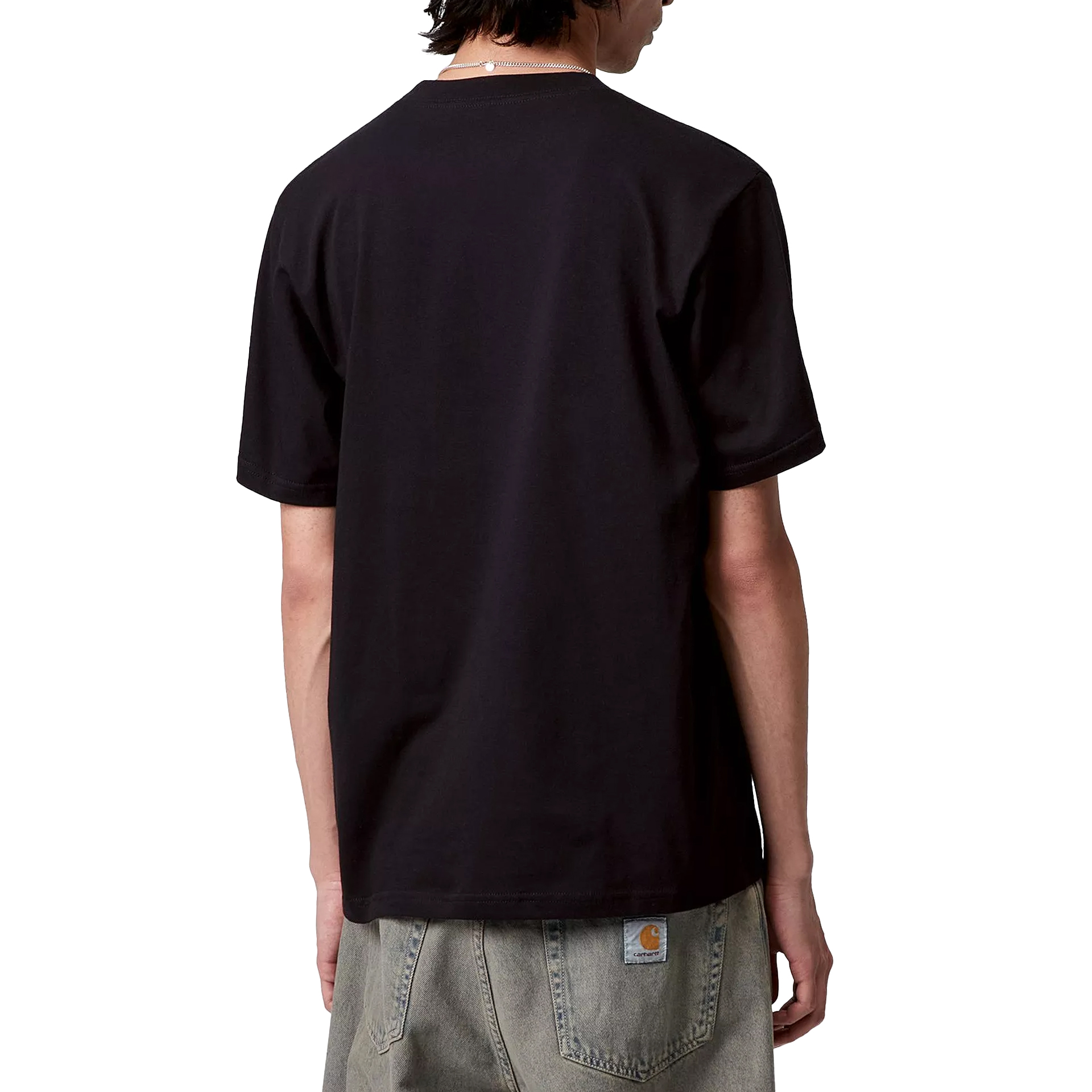 Carhartt Wip T-shirt Solar Chrome Script Black
