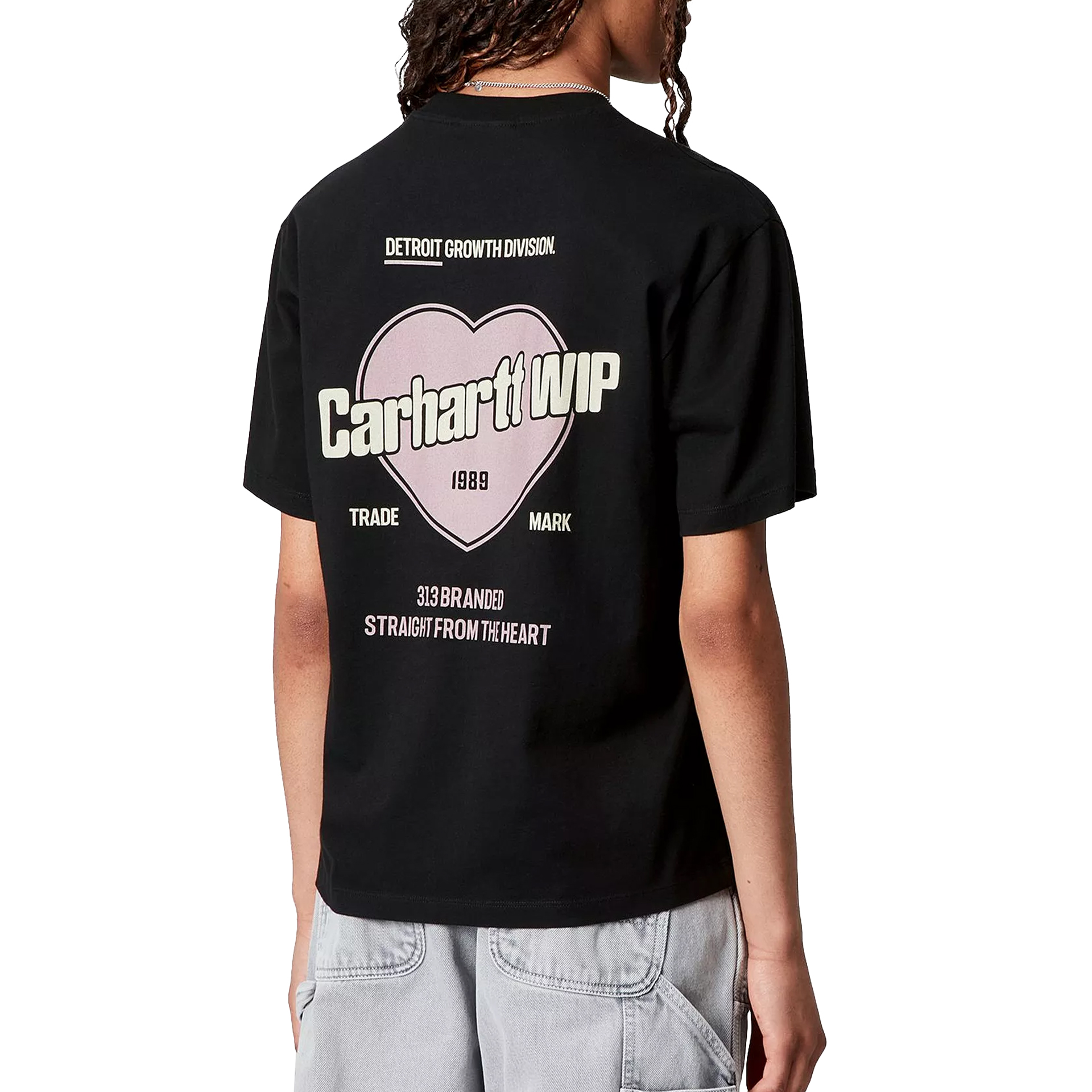 Carhartt Wip T-shirt Growth W Black Stone Washed