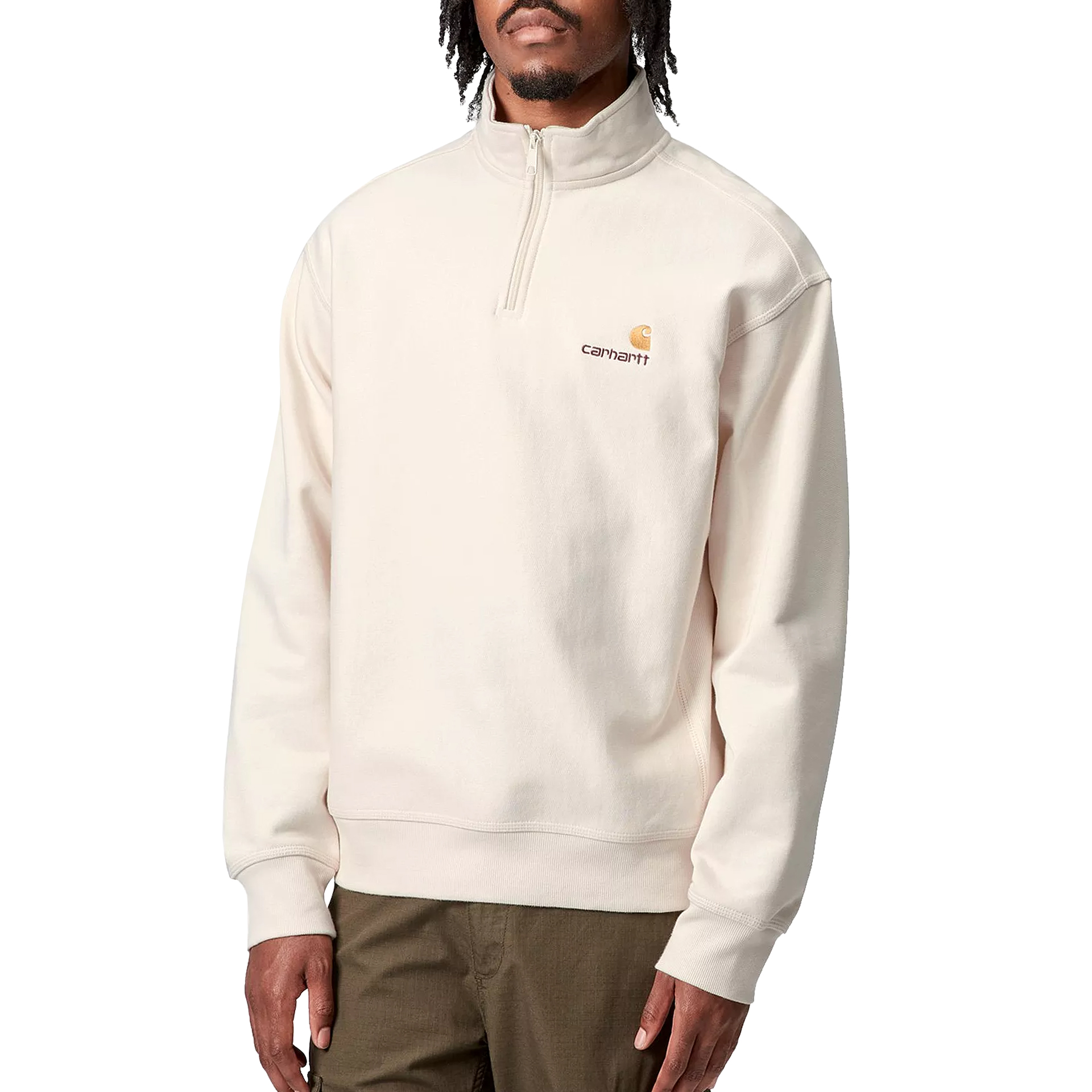 Carhartt Wip Sweat Half Zip American Natur