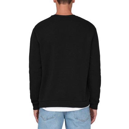 Only&Sons  Camisola Ceres Crew  Black Only&Sons  Camisola Ceres Crew  Black