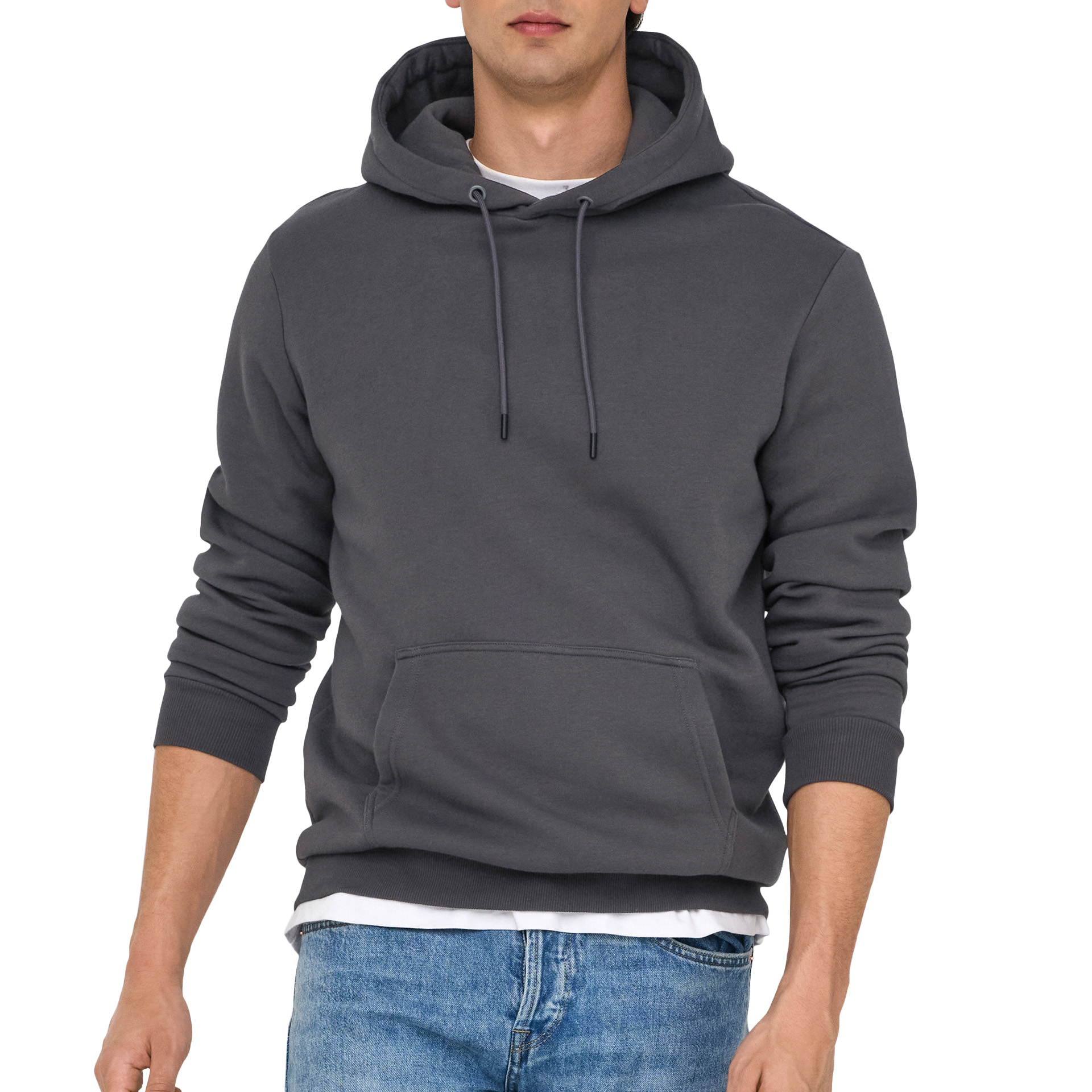 Only&Sons Sweat Ceres Super Light Grey Mel