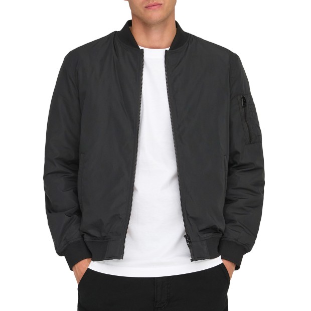 Only&Sons  Casaco Joshua Bomber Otw  Black