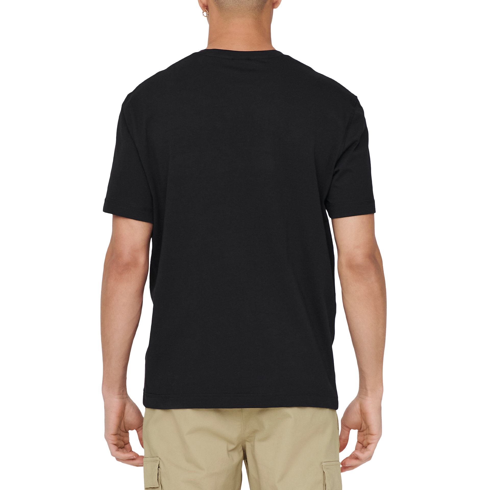 Only&Sons T- Shirt Max Life Stitch Black