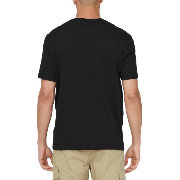 Only&sons T- Shirt Onsmax Life Stitch Black